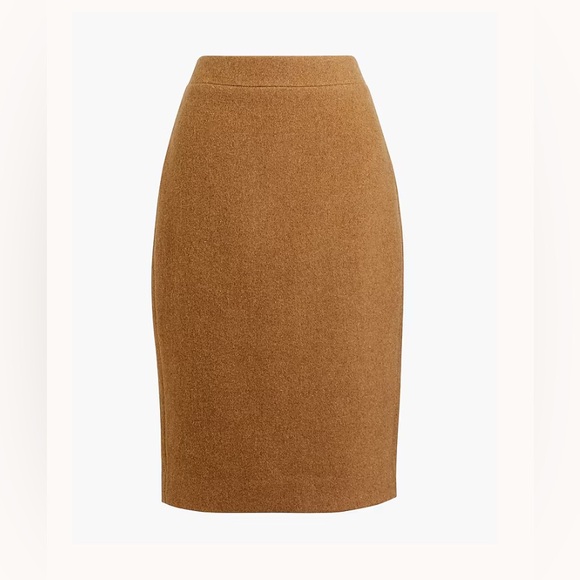 J. Crew Dresses & Skirts - J Crew Wool-blend pencil skirt Camel Size 4